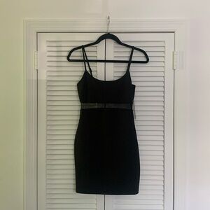 NWT Lulu’s black bodycon dress